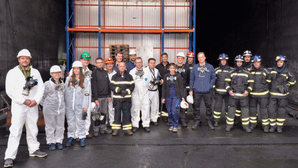 The entire fire testing team.