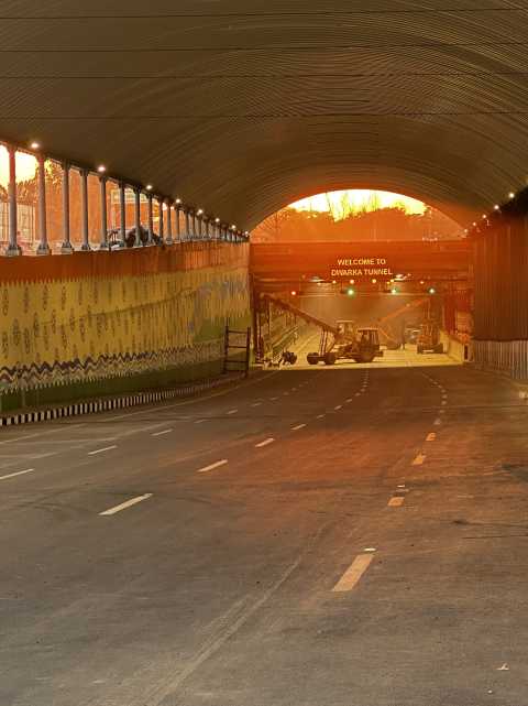Dwarka Tunnel Delhi